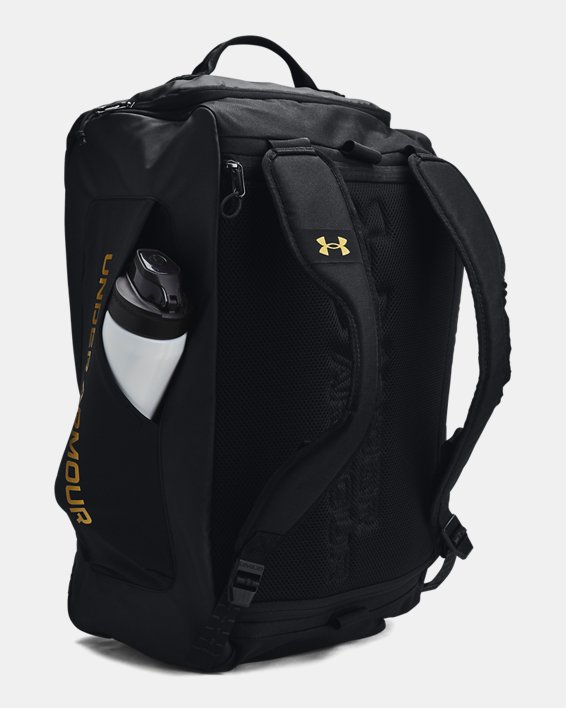 UA Contain Duo Medium Backpack Duffle, Black, pdpMainDesktop image number 2